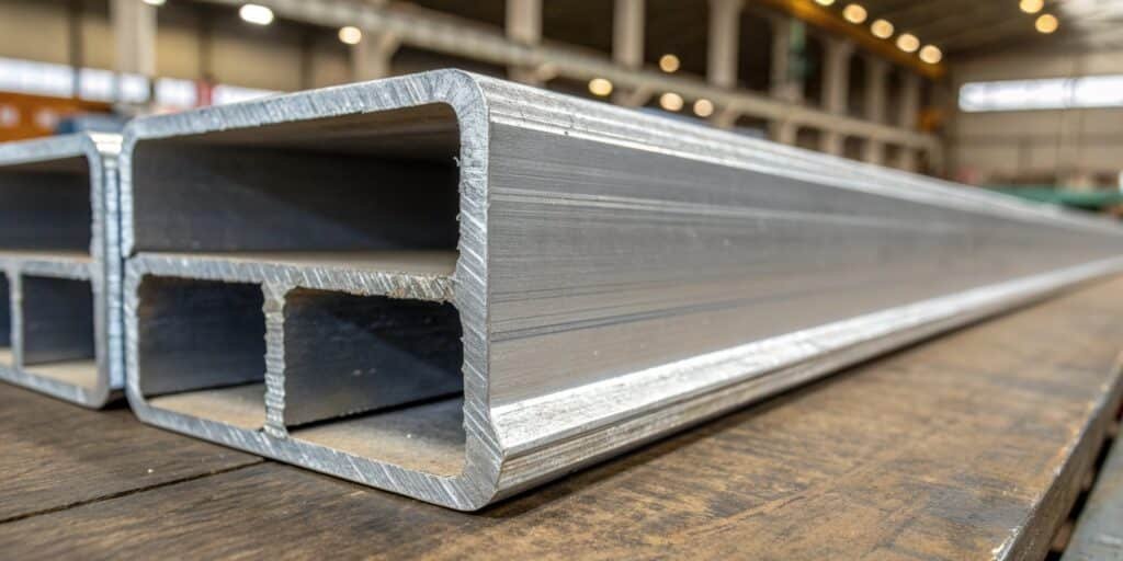 An illustration showing the stages of the T6 heat treatment process on an aluminum part.